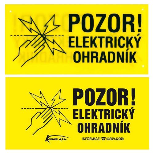 Výstražné cedulky