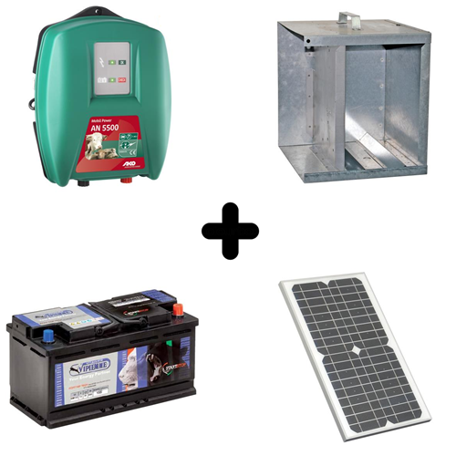 Kombinované zdroje AKO 12/230 V + solár