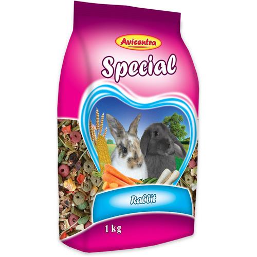 Krmivo pro králíky a další hlodavce